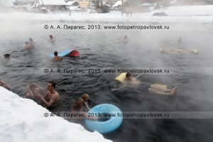 Бассейн с термальной водой в селе Эссо